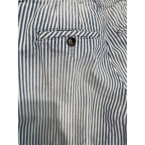 Free People We The Free Pants Size 24 Daydreamer Cotton Railroad Striped Casual - Picture 3 of 14